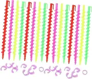 DRESSOOS Hair Curlers Perm Rods Spiral Hair Perm Rods Curling Rollers for Women