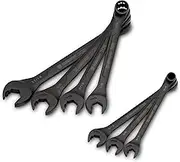 Crescent CX6RWS7 Combination Wrench Set with Ratcheting Open-End and Static Box-End, 7-Piece