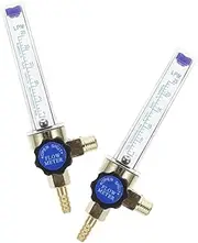 CLISPEED 2pcs Argon Scales Portable Gas Regulator Gauge for Accurate Measurement Various Industries Compact Design for Space-saving Use