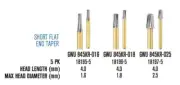 Endodontic SS White Great White Ultra - Short Flat End Taper By EndoTech (5/pk)