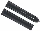 24/18MM LEATHER STRAP BAND FOR OMEGA RAILMASTER XXL 2806.52.37 WATCH BLACK WS