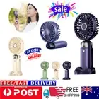 Mini Hand-held Fan Portable Folding Desk Fan Cooler Cooling USB Rechargeable IW