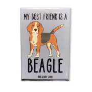 Beagle Dog Magnet Best Friend Cartoon Pet Art Gifts and Home Decor
