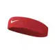 Nike 頭帶 Swoosh HeadBand 紅 白 男女款 髮帶 毛巾布 NNN0760-1OS 【ACS】