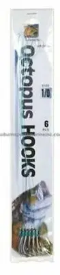 Danielson Hook SNELLED Octopus sz 7/0
