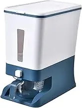 Rice Dispenser, 10kg Rice Storage Container, Food Storage Containers with Measuring Cup, Container for Kitchen