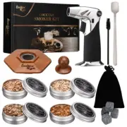 Smokin' Ram Cocktail Smoker Kit with Torch - 4 Kinds of Wood Chips, Old Fashi...