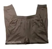 Kenneth Cole Men's Active Lightweight 4-Way Stretch Joggers Tan Size Large