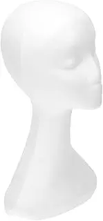 ANDRESLAD 1Pc Wig Display Stand Mannequin Head Holder for Hats Wigs Lightweight Model for Styling Displaying Accessories Multi Purpose Hair Training Head