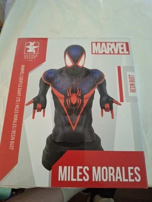 NEW Gentle Giant Miles Morales Resin Bust Spider-Man Marvel Comics