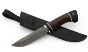 Knife Barracuda steel X12MF handle wenge-black hornbeam