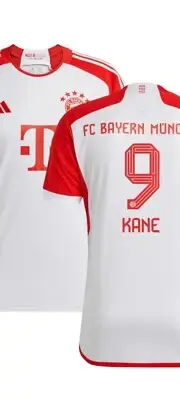 NWT FC Bayern Harry Kane #9 Adidas Climalite 2023/24 Jersey Mens Medium