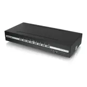 Iogear GCS1418TAA4C 8-PORT SINGLE VIEW DISPLAYPORT PP4.0 SECURE KVM SWITCH W/AUD