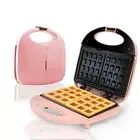 Mini Waffle Maker, Square Waffle Maker, Sandwich Maker, Waffle Iron, Nonstick...