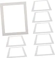 Ciieeo 10pcs Photo Mats Oil Painting Frame Paper Mats for Picture Frames Decorative Matting DIY Photo Backing Board