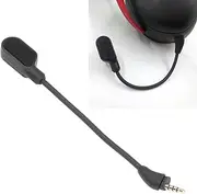 Replacement Mic for Cloud III Gaming Headset Noise Cancelling 360 Degree Bendable with Gold Plated 3.5mm Plug for Clear Sound and Enhanced Voice Clarity