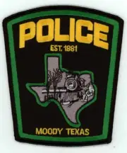 TEXAS TX MOODY POLICE NICE SHOULDER PATCH SHERIFF