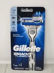 Gillette Mach 3 Turbo Razor 1 Handle with 1 Cartridge