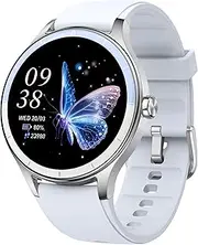 Smart Watch, 44mm Fitness Tracker Watch, Answer/Make Calls, 1.27’’ Digital Smartwatch with AI Voice, IP68 Waterproof Watch Calculator, Calendar, Games for Ladies, Women & Men
