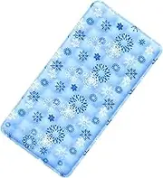 Yjkedfh Cooling Bed Pad - Gel Bed Cooling System - Soft Foldable Design Machine Washable Protector Cover Bedding Accessories for RV Sofa Dorm Camping