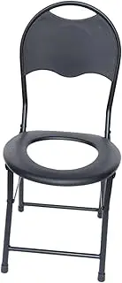 koolsoo Toilet Stool Commode Chair Folding Stable Washable Portable Toilet Seat Potty Chairs for Disabled Women Elderly Adults, Bucket