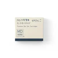 在飛比找蝦皮商城優惠-MIDORI MD鋼筆(M型筆尖)- 補充墨水管-黑藍