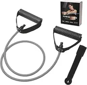 Resistance Bands with Handles, Single Resistance Tubes, Workout Bands with Handles, Durable Exercise Band for Stretching, Home Workouts, Physical Therapy, Fitness, Natural Latex