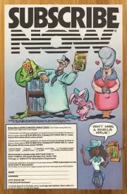 1989 Now Comics Subscription Print Ad/Poster Slimer Real Ghostbusters Promo Art
