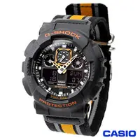 在飛比找PChome商店街優惠-CASIO卡西歐 G-SHOCK時尚酷黑雙顯超帆腕錶 GA-