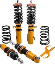 Coilover Suspension Kit Compatible With Toyota Corolla Compatible With Matrix 2003-2008 Height Adjustable Coilovers Shocks Suspension Coil Spring Struts