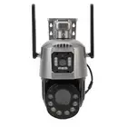 Dual Lens Security Camera WiFi PTZ Motion Detection Night Vision Two Way Aud Hot