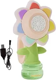 Electric Bubble Machine - Creating Endless Fun Magic Bubble Wand | Captivating Visual Display Bubble Blower | Fully Automatic Children's Sunflower Bubble a Burst of Joy