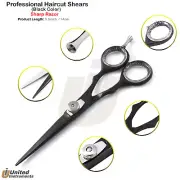 Professional Hair Cutting Scissors Beard & Hair Barber Stylist Shears 5.5'' Pro