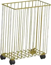 XLWLLNJ Space Efficient Storage Rack for Yoga Equipment and Laundry Needs, gold