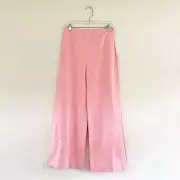 CHLOE KRISTYN Bridgette Wide Leg Ponte Pants NWT Light Pink Pastel Size Medium