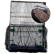 Bird Cage Seed Feather Catcher Adjustable Birdcage Covers Cage Skirt Large