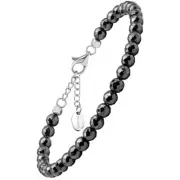 MagnetRX® Hematite Magnetic Anklet for Women (6mm Faceted Beads)