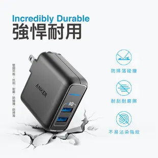 Anker PowerPort 充電座 2PORT (黑) A2023J11【群光公司貨】