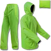 Rizzon Rain Suit Jacket/Trouser for Men Women Waterproof Lightweight Rain Gear for Outdoor Farm Fishing Motorcycle