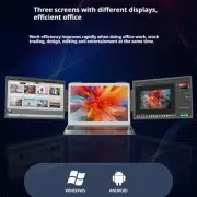 14" Dual-Screen Portable Monitor for Laptop – 1080P IPS LED Display with USB/HDM