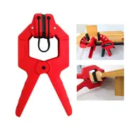 Single Hand F Clamp High Hardness Engineering Plastic G Style Design 50mm Maximum Opening Ideal for Woodworking and Mode
