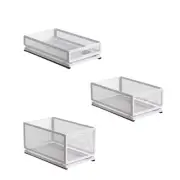 Pull Out Cabinet Organizer Sliding Drawer for Office Bathrooms Cabinets