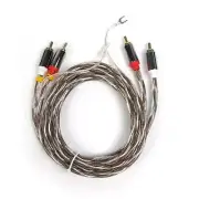 Pro-Ject: Connect It E RCA to RCA Phono Cable w/ Ground Wire - 4 ft. / 1.23M