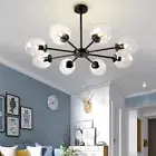 Hotel Lamp Glass Ceiling Light Kitchen Pendant Lights Large Chandelier Lighting