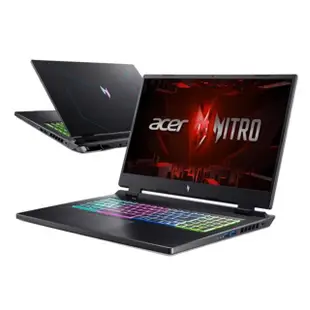 【Acer 宏碁】17.3吋獨顯電競特仕筆電(AN17-51-78WP/i7-13700H/16G+16G/512G SSD/RTX4050/Win11)