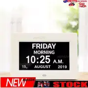 Digital Dementia Clock Calendar Clock Day Date Clock Large Display Large Clear⇧