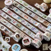 Vintage Flowers Mushroom Washi Tape Scrapbooking Stamps Stickers Junk Journals