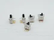5 Pk C&K TS Series Switch Slide SPDT Through Hole Right Angle 0.4VA 20V TS01ABE