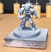 Primaris Lieutenant Warhammer 40K Space Wolves Ready to Paint