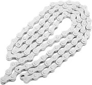 VANZACK Sturdy Steel Road Bike Chain Long-Lasting Mountain Bike Chain for Single Speed Bicycles